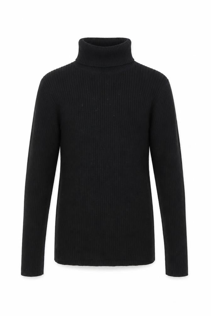 Front view of Next girls’ black jumper, size 8, years