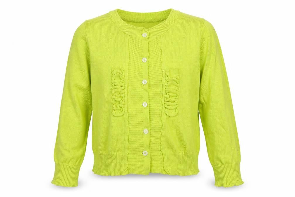 Jean Bourget Girls Green   Cardigan Jumper Size 5 Years