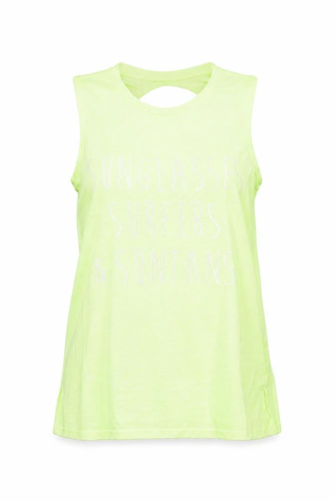 Front view of Primark women’s green basic t-shirt, size UK 6
