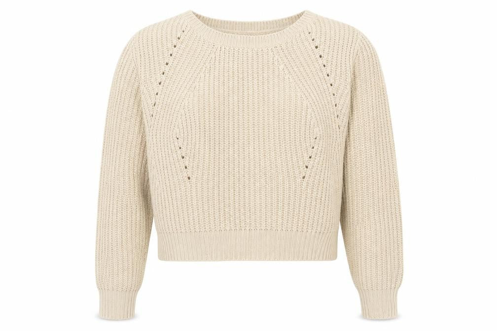 Front view of South women’s brown jumper, size UK 10