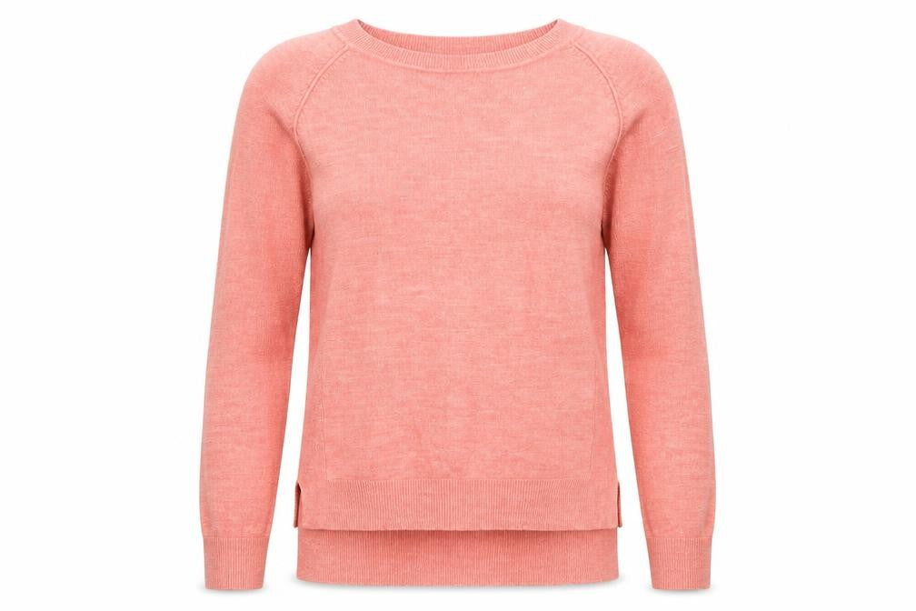 Front view of Primark women’s pink jumper, size M
