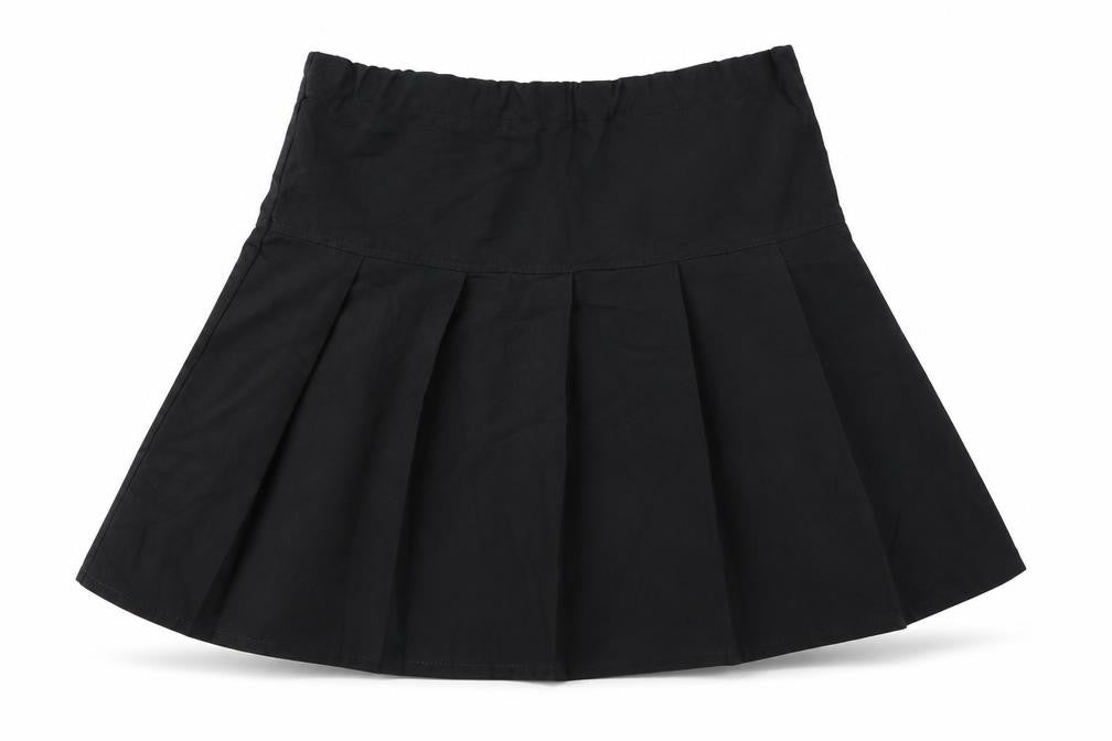 Front view of Marks & Spencer girls’ black a-line set, size 10-11, years