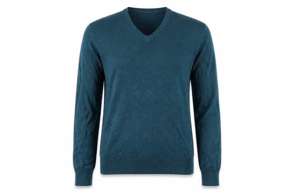 Front view of F&F women’s green jumper, size XL