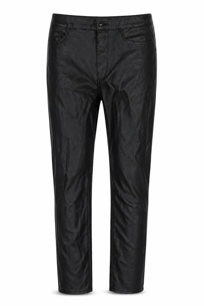 Front view of Divided women’s black trousers, size UK 8, 27.5-inch leg