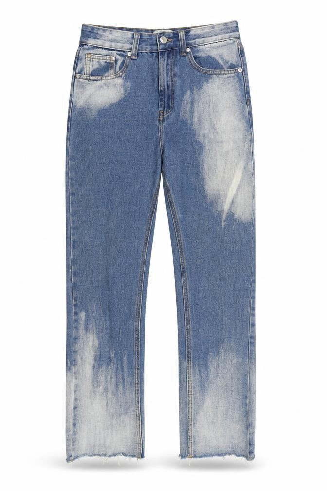 MOMOKROM Womens Blue   Straight Jeans Size 8 L26.5 in