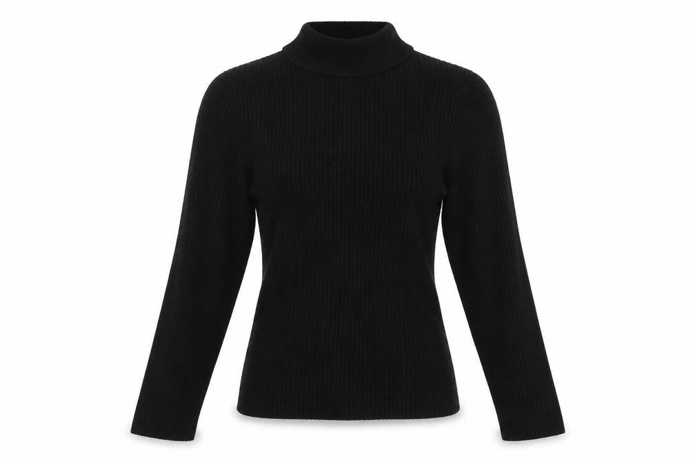 Front view of Primark women’s black jumper, size M