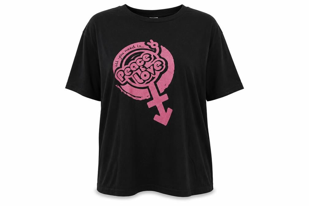 Front view of B&C Collection women’s black jumper, size 2XL