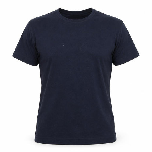 Front view of Printer men’s blue t-shirt, size M
