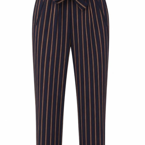 Zara Womens Blue Striped  Trousers  Size S L25 in