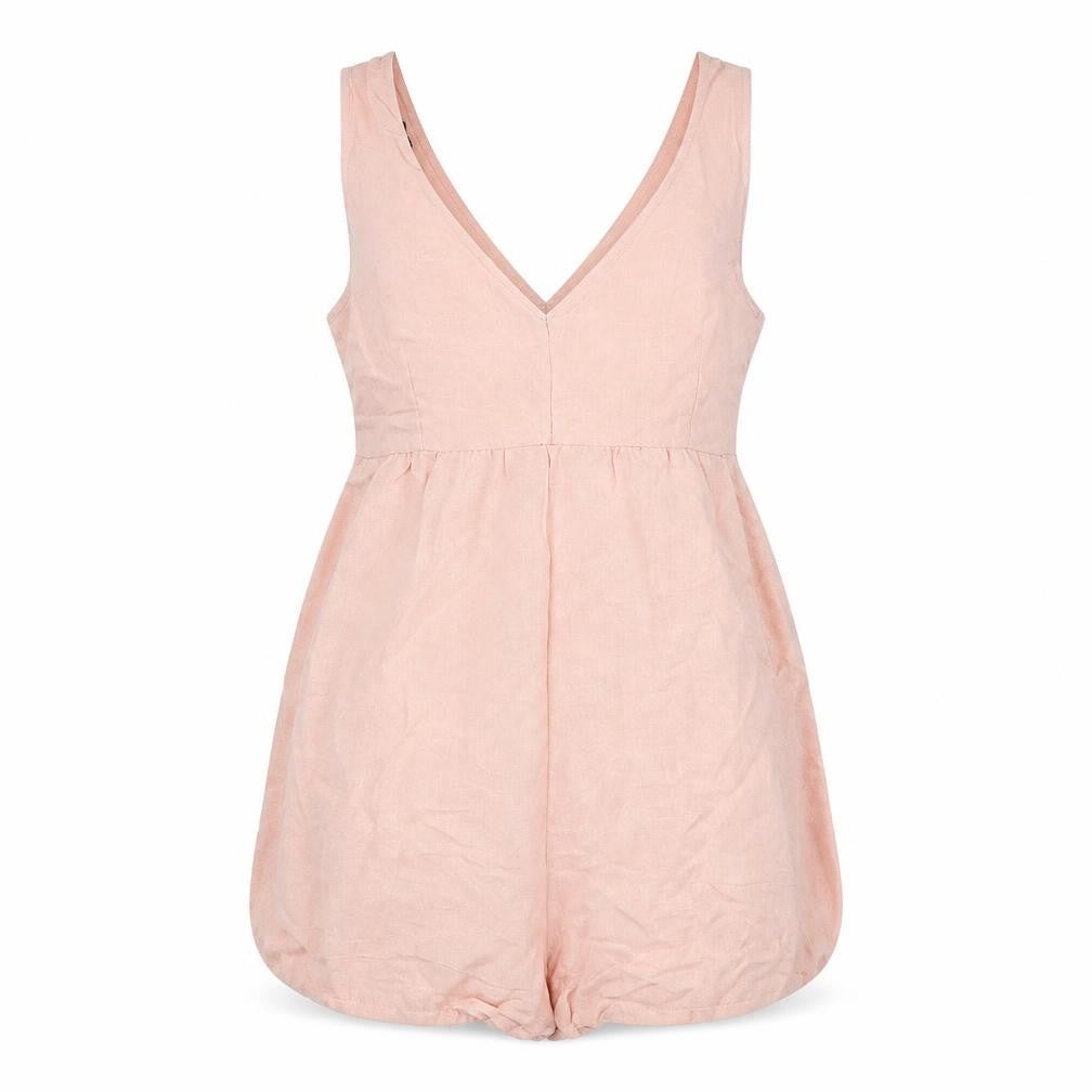 Boohoo Womens Pink   Bodysuit One-Piece Size 10