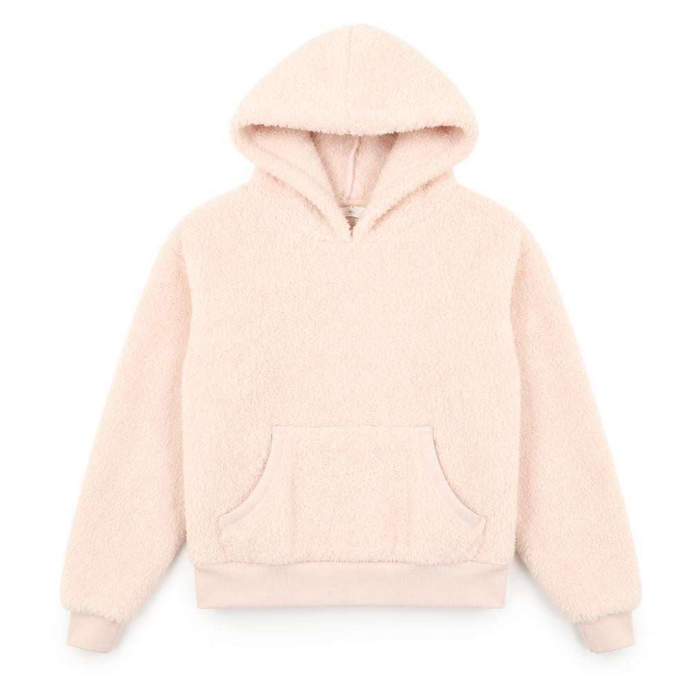 Front view of boux women’s pink jumper, size S