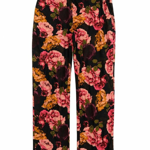 NEXT Womens Black Floral  Trousers  Size XS L34 in