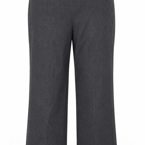 Bm Collection Womens Brown Striped  Trousers  Size 14 L27 in