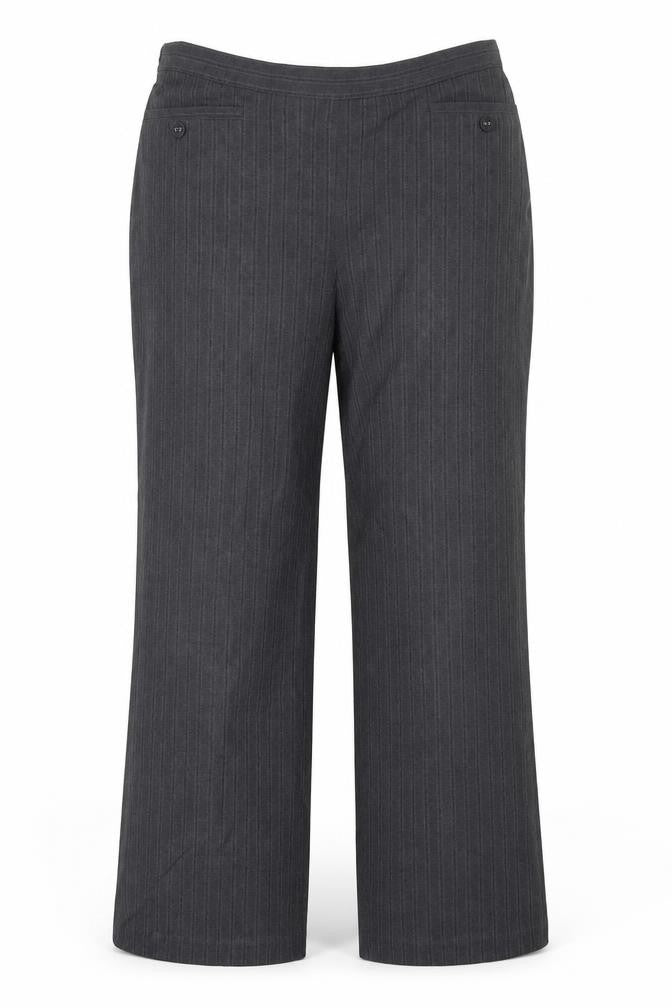 Bm Collection Womens Brown Striped  Trousers  Size 14 L27 in