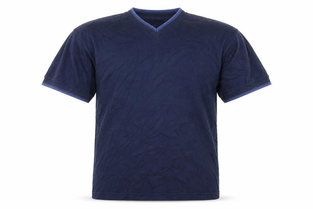 Front view of Petroleum men’s blue t-shirt, size M
