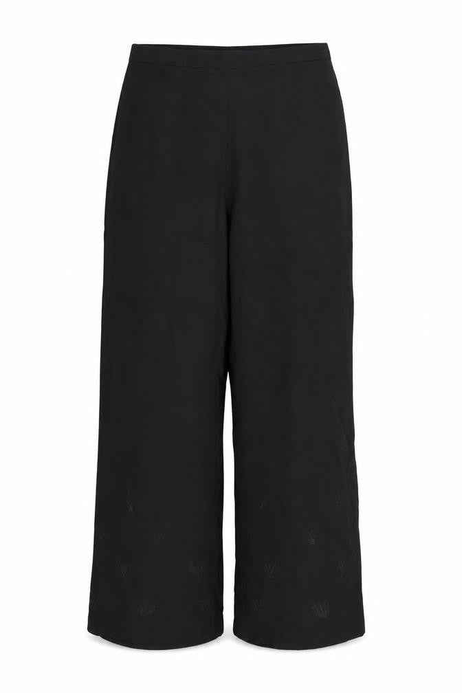 Front view of Richards women’s black trousers, size UK 12, 29-inch leg
