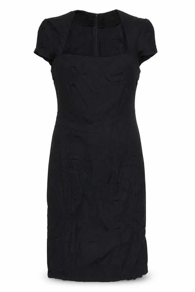 Front view of Love women’s black a-line, size S