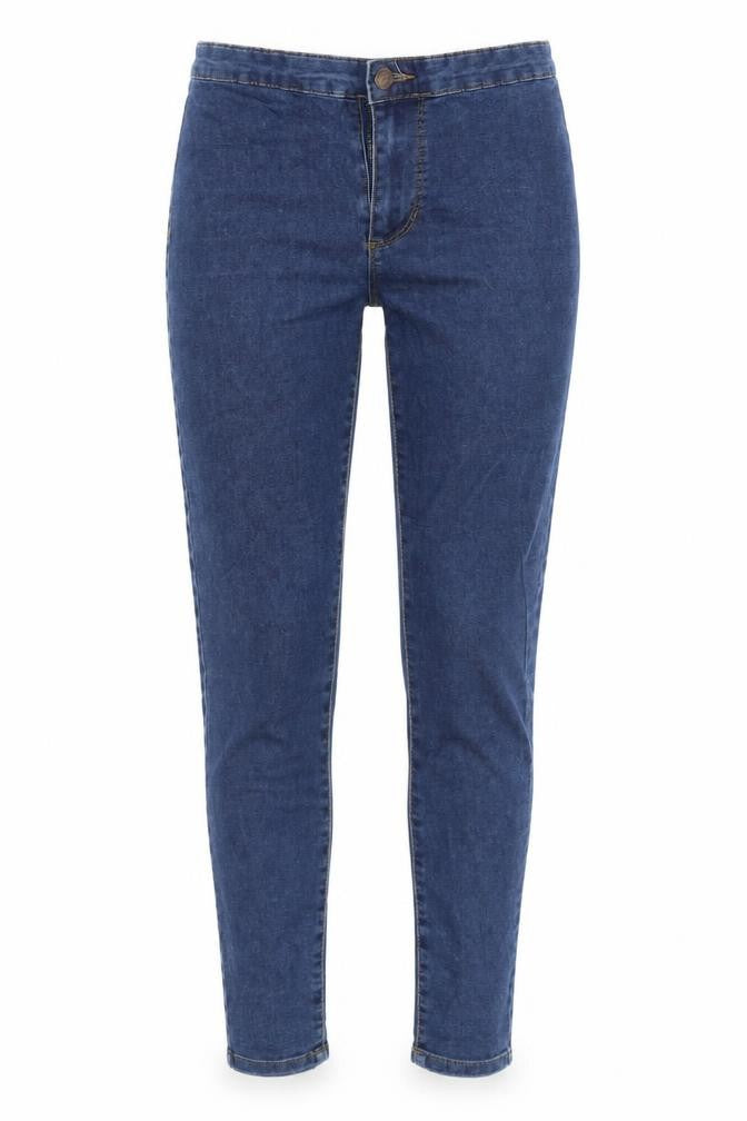 Denim & Co. Womens Blue   Skinny Jeans Size 8 L27 in