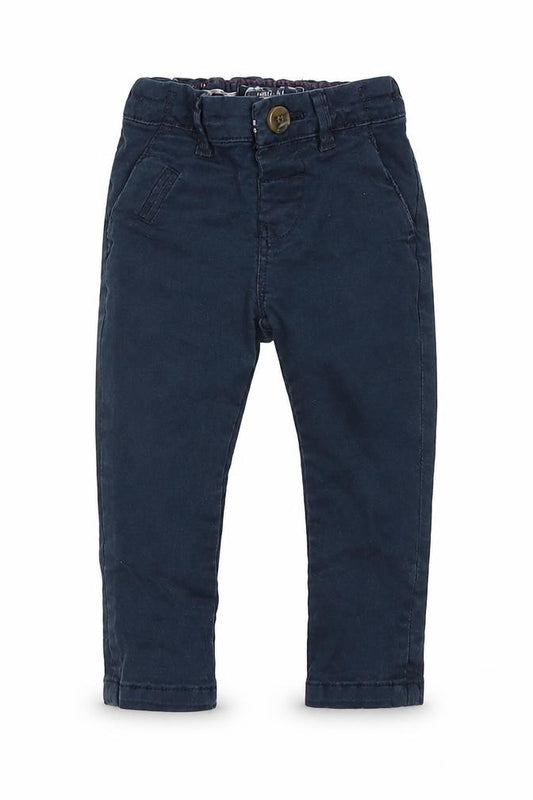 Front view of Next Baby Blue Cargo Trousers, size 6-9, Months