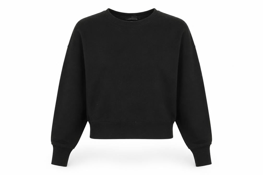 Front view of New Look women’s black jumper, size UK 10