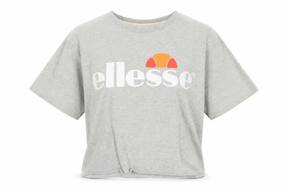 Front view of Ellesse women’s grey basic t-shirt, size S