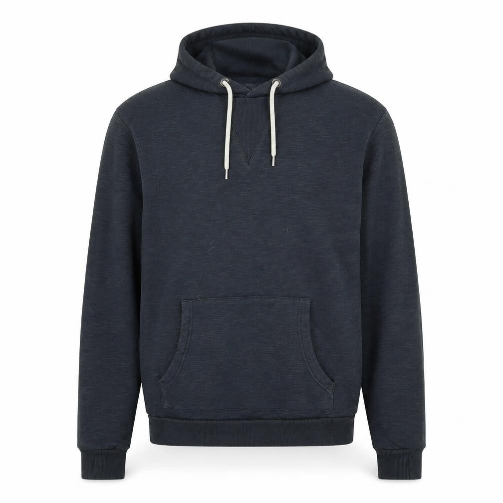 Front view of Cedarwood State men’s blue jumper, size M