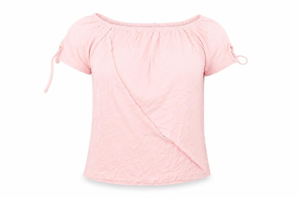Front view of be you women’s pink basic t-shirt, size UK 10, -, size UK 8-10