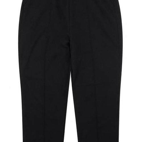 Isle Womens Black   Carrot Trousers Size 18 L24 in