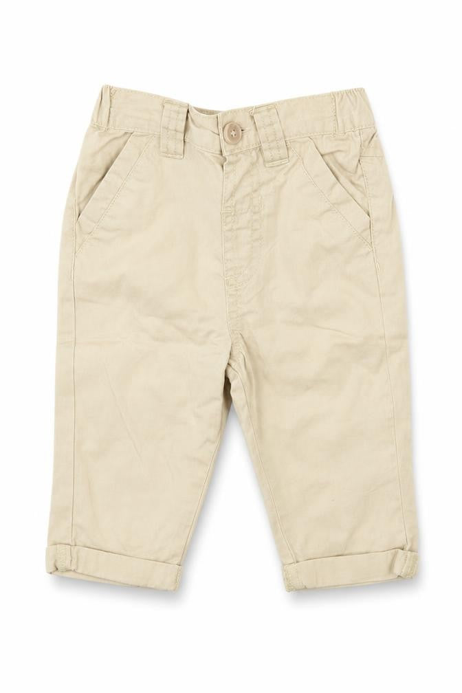 F&F Boys Beige   Capri Trousers Size 3-6 Months