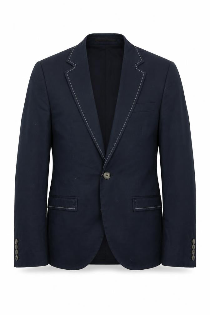 Topman Mens Blue   Jacket Suit Jacket Size 36