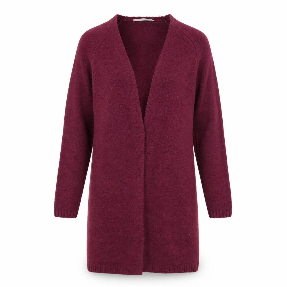 Front view of George women’s red wrap jumper, size S