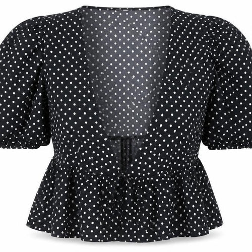 George  Womens Black Polka Dot  Cardigan Jumper Size 14