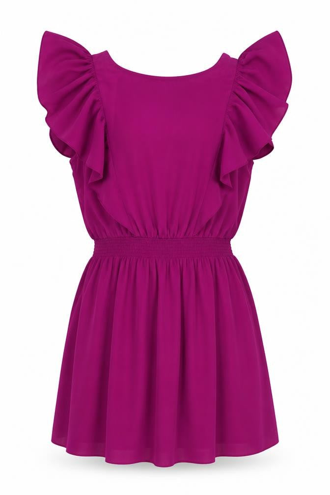 Front view of Gap women’s purple a-line, size M