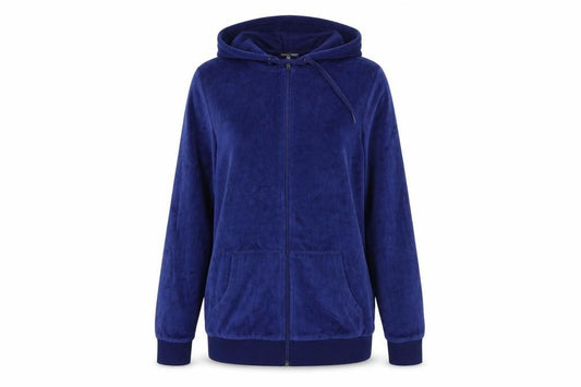 Front view of Avenue women’s blue jacket, size UK 8