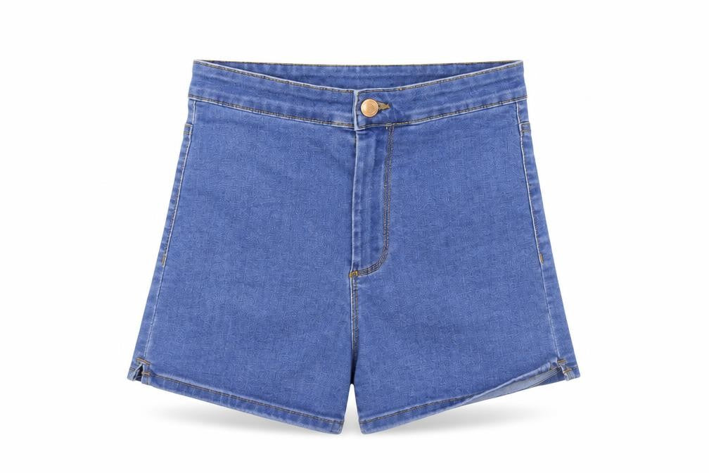 deniem co Womens Blue   Hot Pants Shorts Size 8