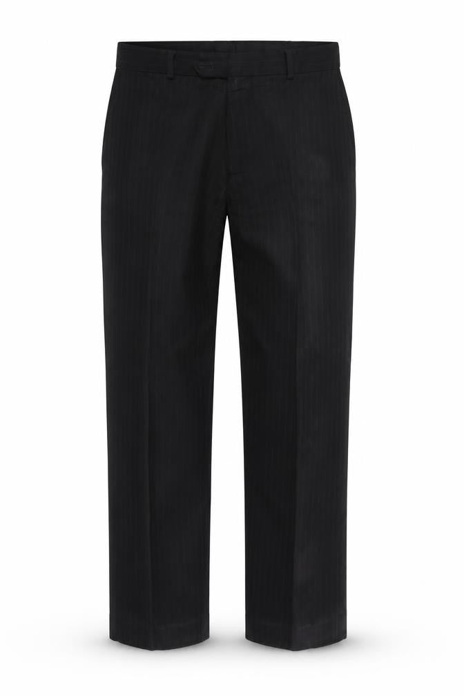 Front view of BHS women’s black trousers, size UK 36, in, 29-inch leg