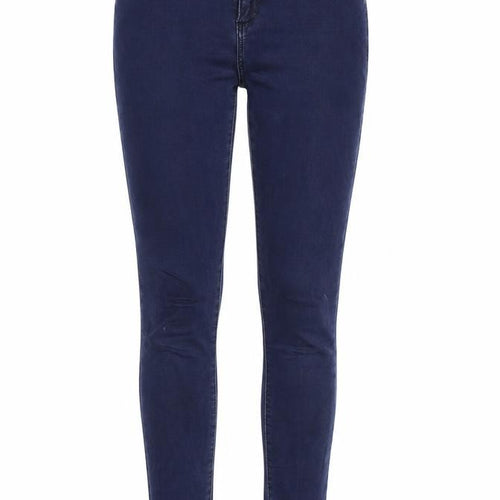 Topshop Womens Black   Straight Jeans Size 28 in L34 in