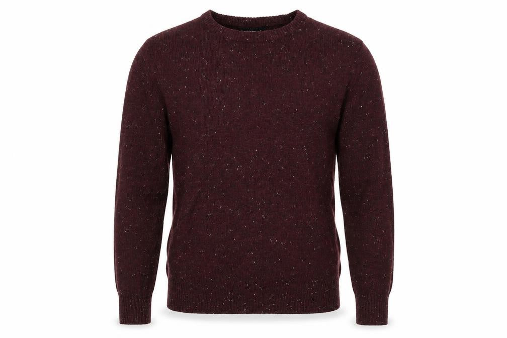 Front view of Cedarwood State men’s purple jumper, size S