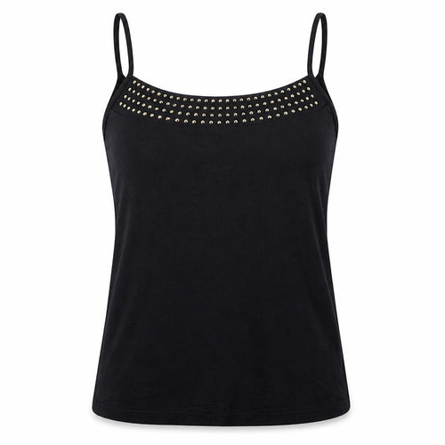 BM Womens Black   Camisole T-Shirt Size L