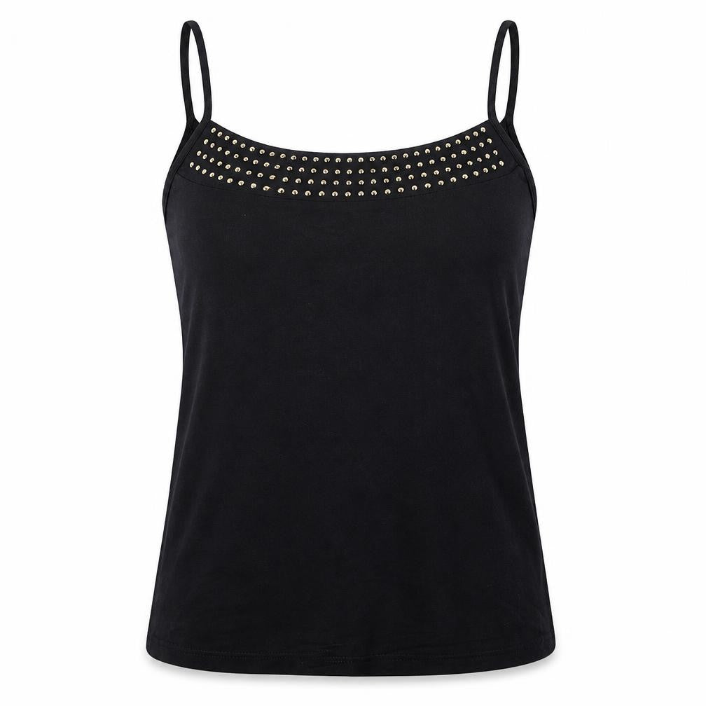 BM Womens Black   Camisole T-Shirt Size L