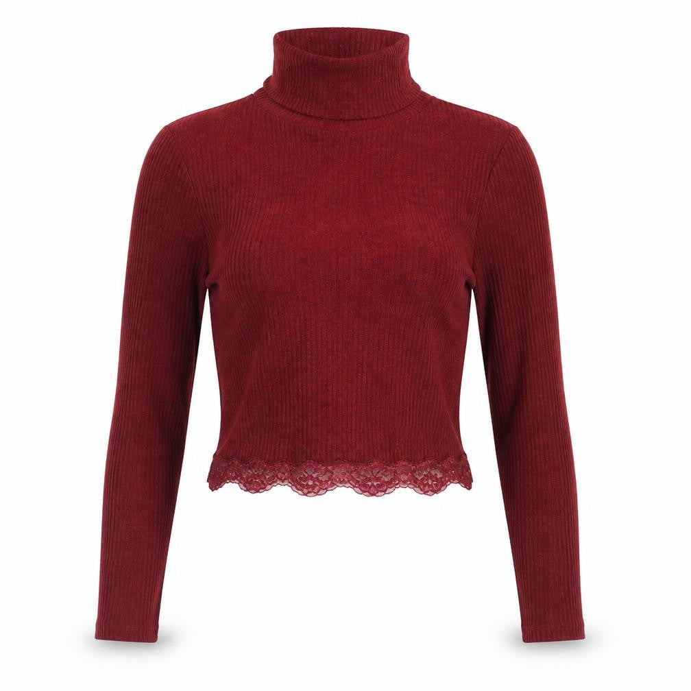 Front view of Primark women’s red jumper, size S