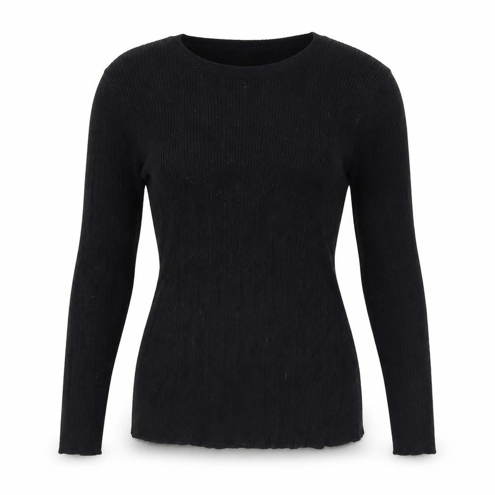 Front view of Primark women’s black jumper, size L