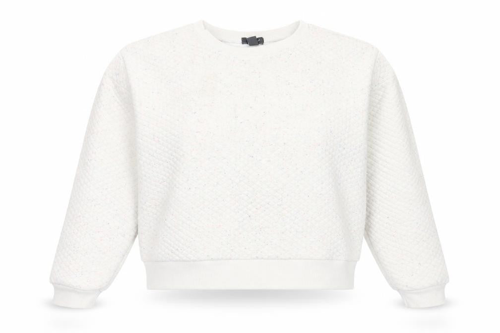 Front view of Primark women’s white jumper, size L