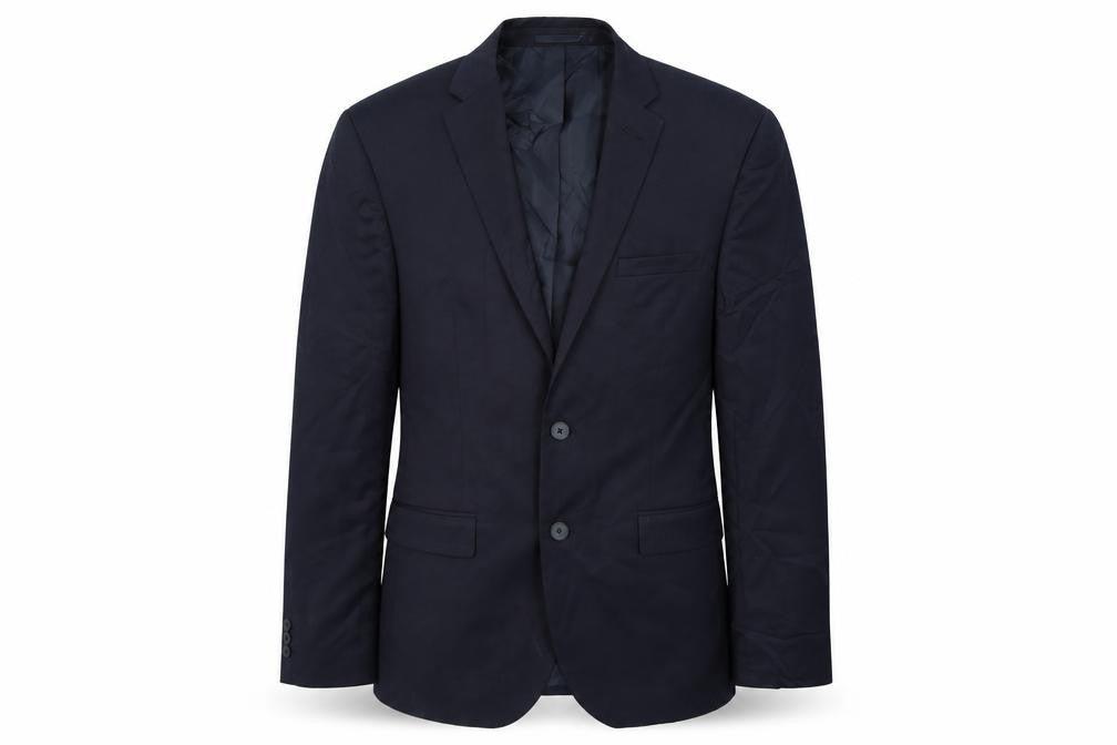 Front view of Marks & Spencer men’s blue jacket suit jacket