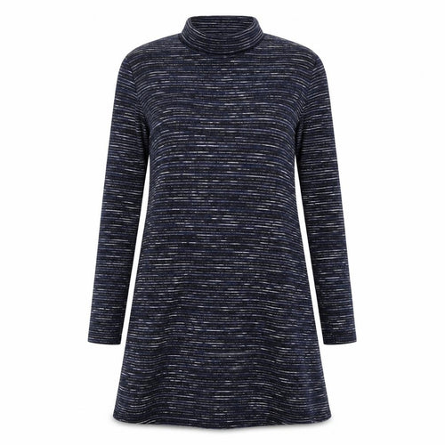 Miss Selfridge Womens Blue Striped  Jumper Dress  Size 8