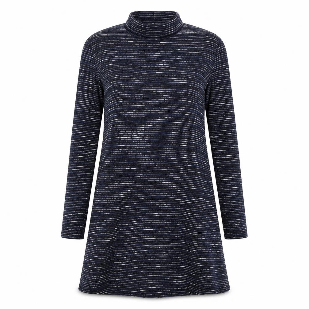 Miss Selfridge Womens Blue Striped  Jumper Dress  Size 8