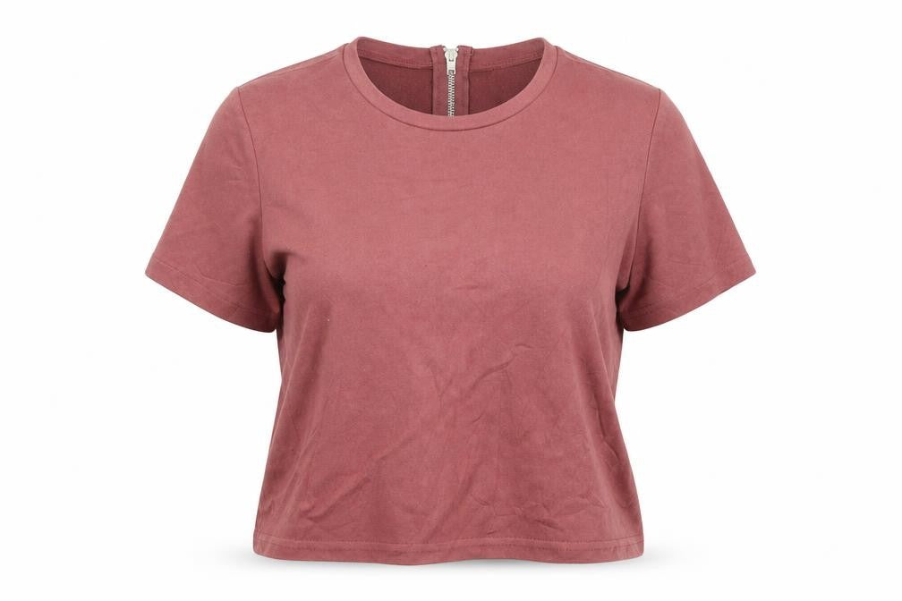 Front view of Zara Trafaluc women’s red jumper, size S
