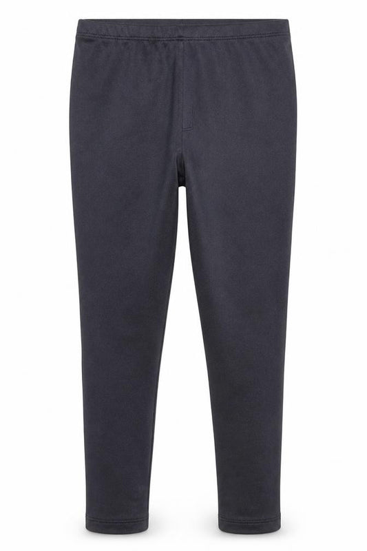 Front view of YD girls’ black jegging trousers, size 10-11, years
