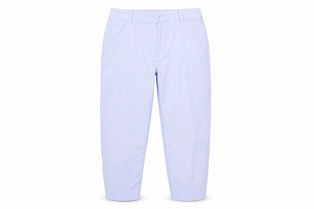 M&S Womens Blue   Bloomer Trousers Size 8 L20 in