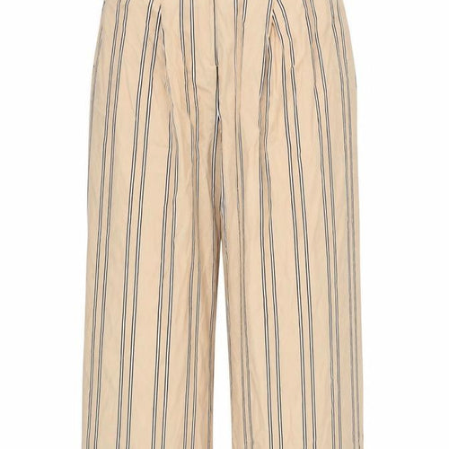 Prew Womens Multicoloured Striped  Cropped Trousers Size 12 L21 in